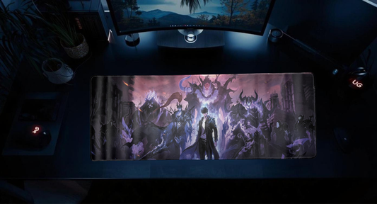 MOUSE PAD GAMER SOLO LEVELING XXL 30X80 CM