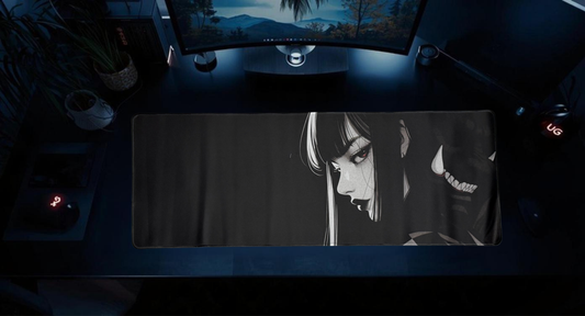 MOUSE PAD GAMER CHICA JAPONESA XXL 30X80 CM