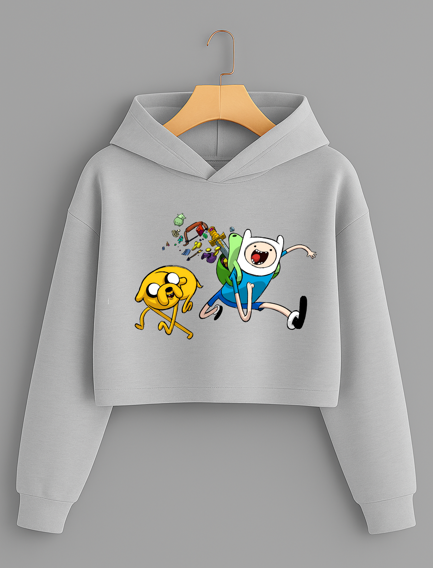 CROP TOP FINN Y JAKE