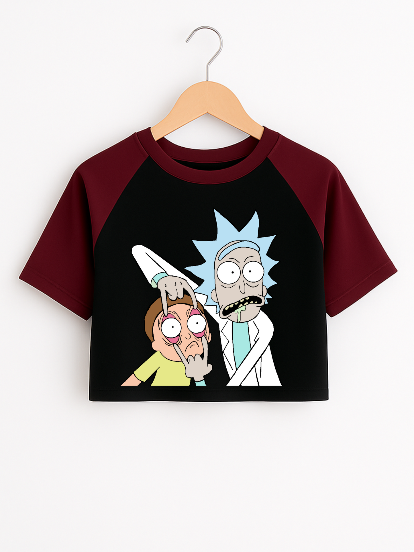 CROP TOP RICK AND MORTY