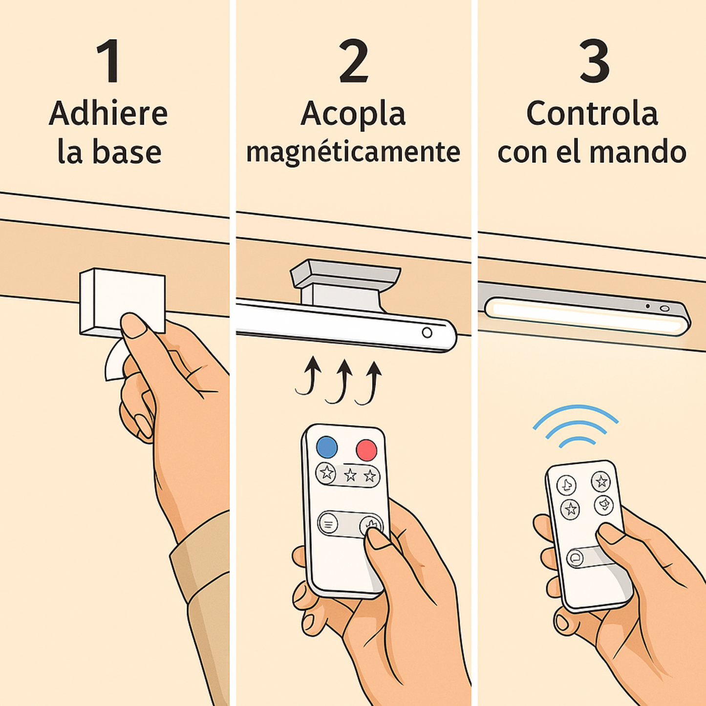 LAMPARA LED MAGNÉTICA RECARGABLE
