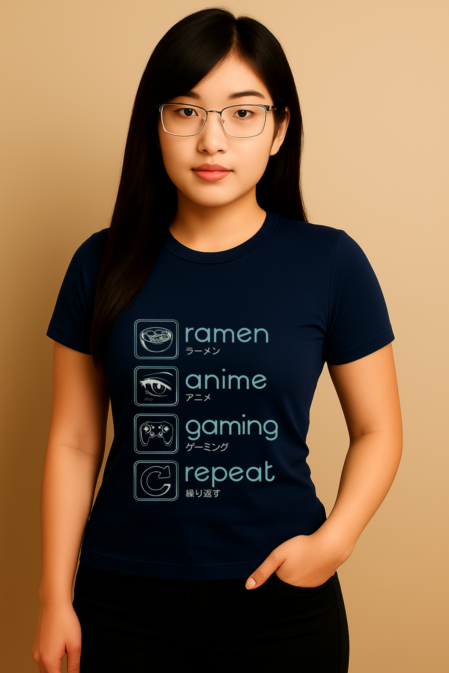 CAMISETA ANIME AND REPEAT