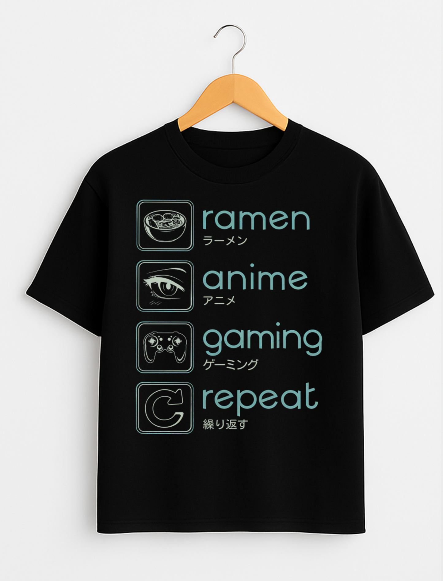 CAMISETA ANIME AND REPEAT