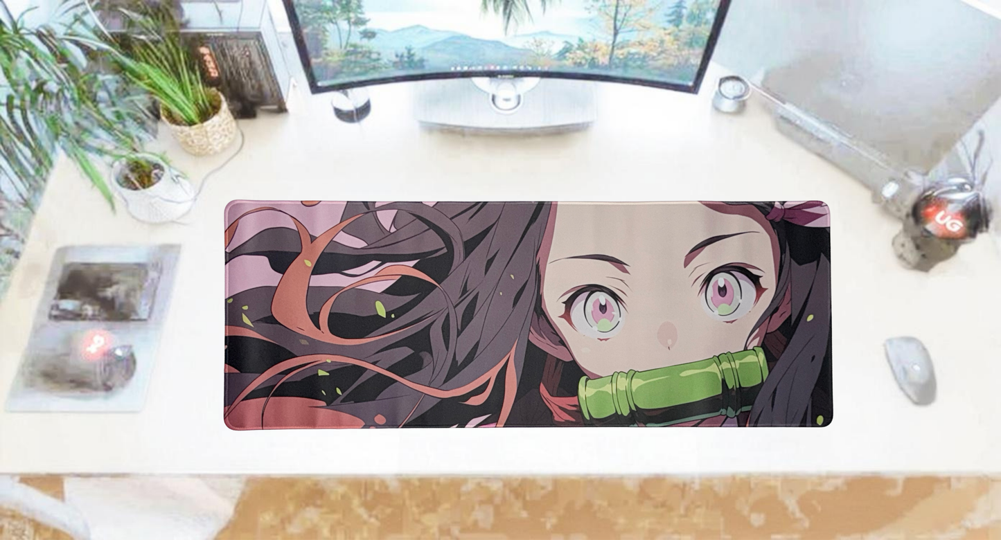 MOUSE PAD GAMER NEZUKO DEMON SLAYER XXL 30X80 CM