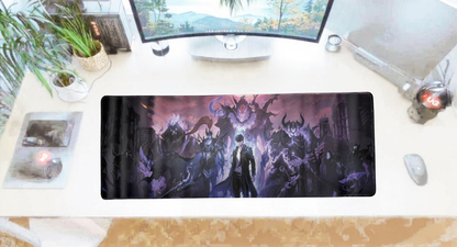 MOUSE PAD GAMER SOLO LEVELING XXL 30X80 CM