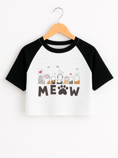 CROP TOP CAMISA PATITAS