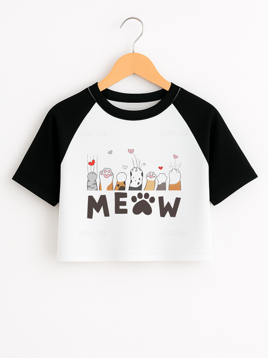 CROP TOP CAMISA PATITAS
