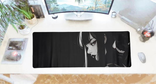 MOUSE PAD GAMER CHICA JAPONESA XXL 30X80 CM