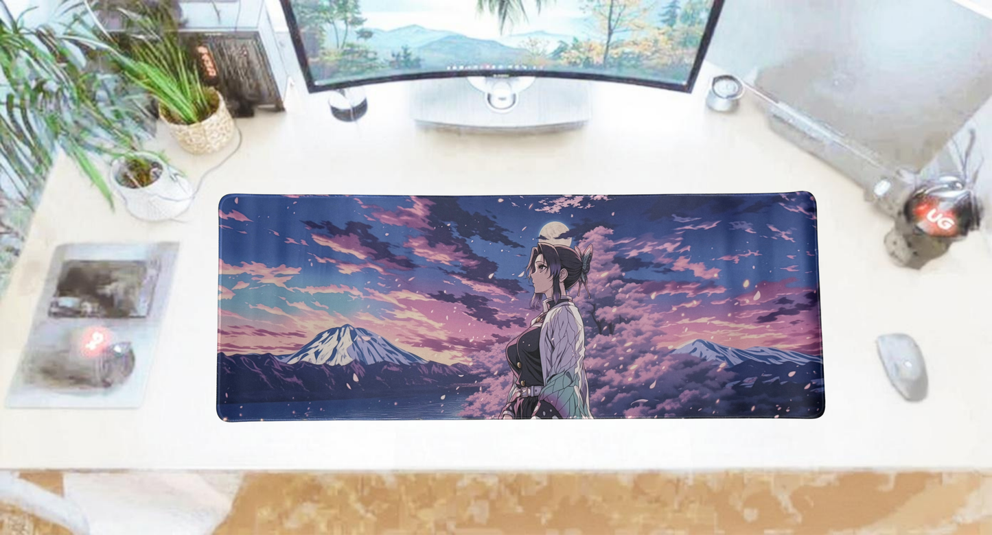 MOUSE PAD GAMER SHINOBU DEMON SLAYER XXL 30X80 CM