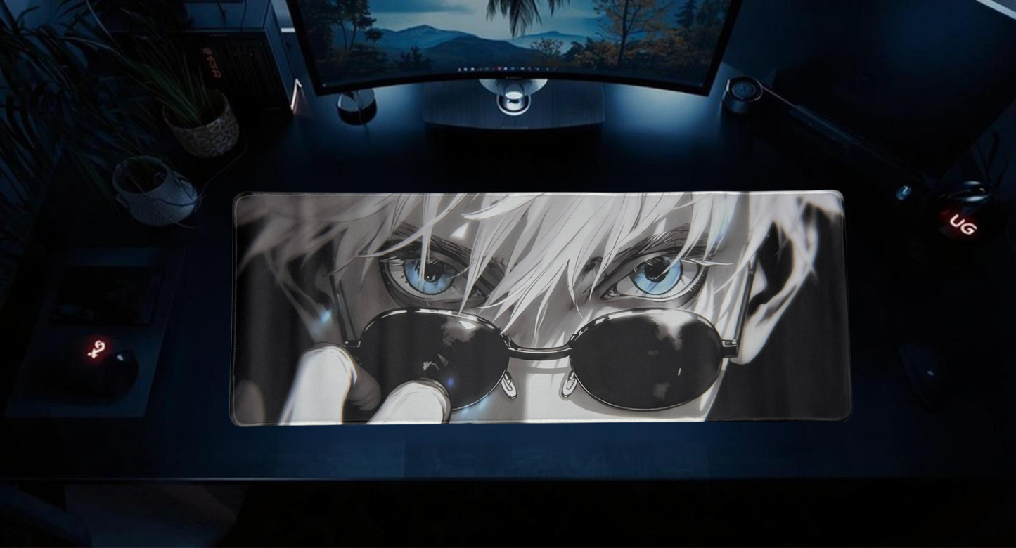 MOUSE PAD GAMER GOJO SATORU JUJUTSU XXL 30X80CM