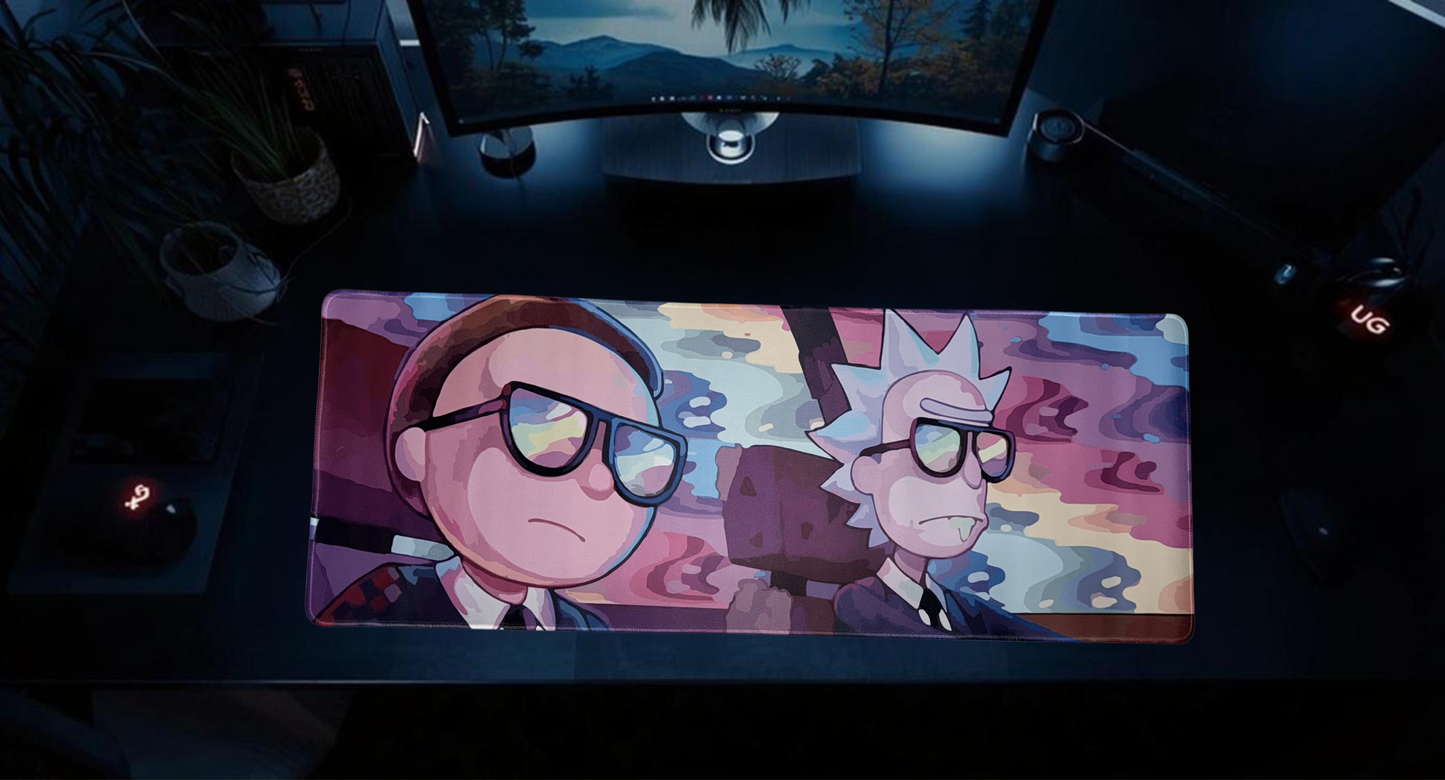 MOUSE PAD GAMER RICK AND MORTY XXL 30X80 CM