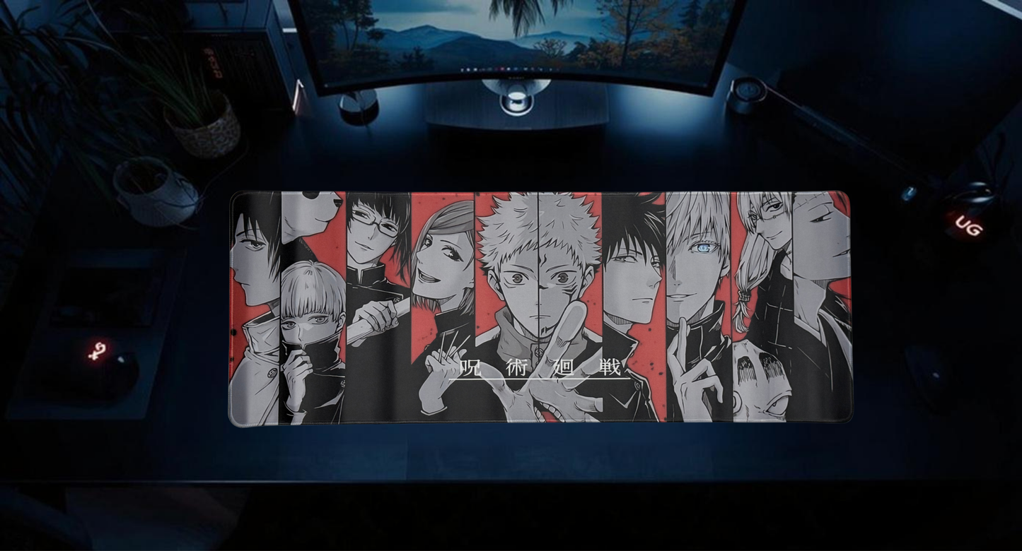MOUSE PAD GAMER JUJUTSU KAISEN XXL 30X80 CM