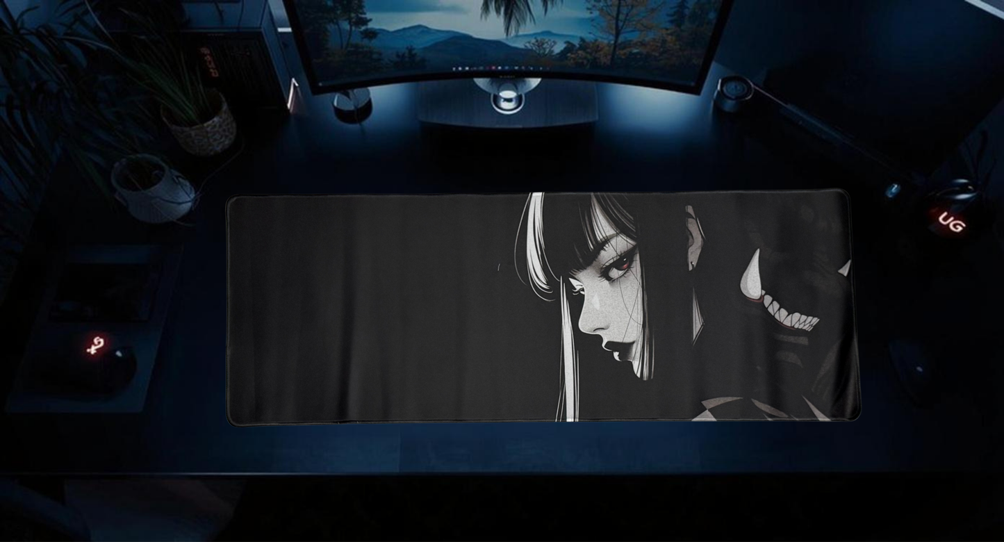 MOUSE PAD GAMER CHICA JAPONESA XXL 30X80 CM