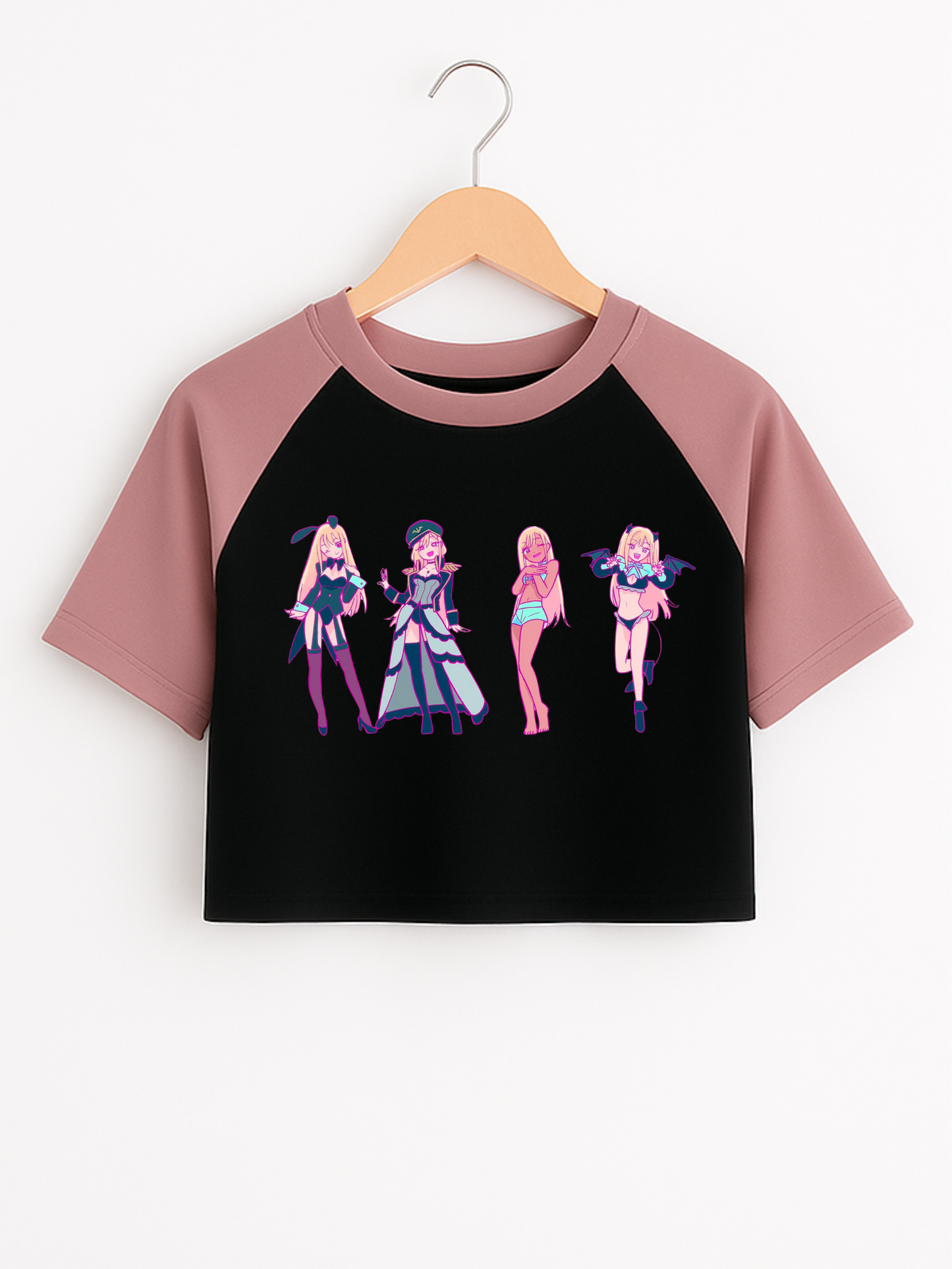 CROP TOP CAMISA MARIN