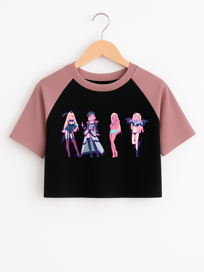 CROP TOP CAMISA MARIN