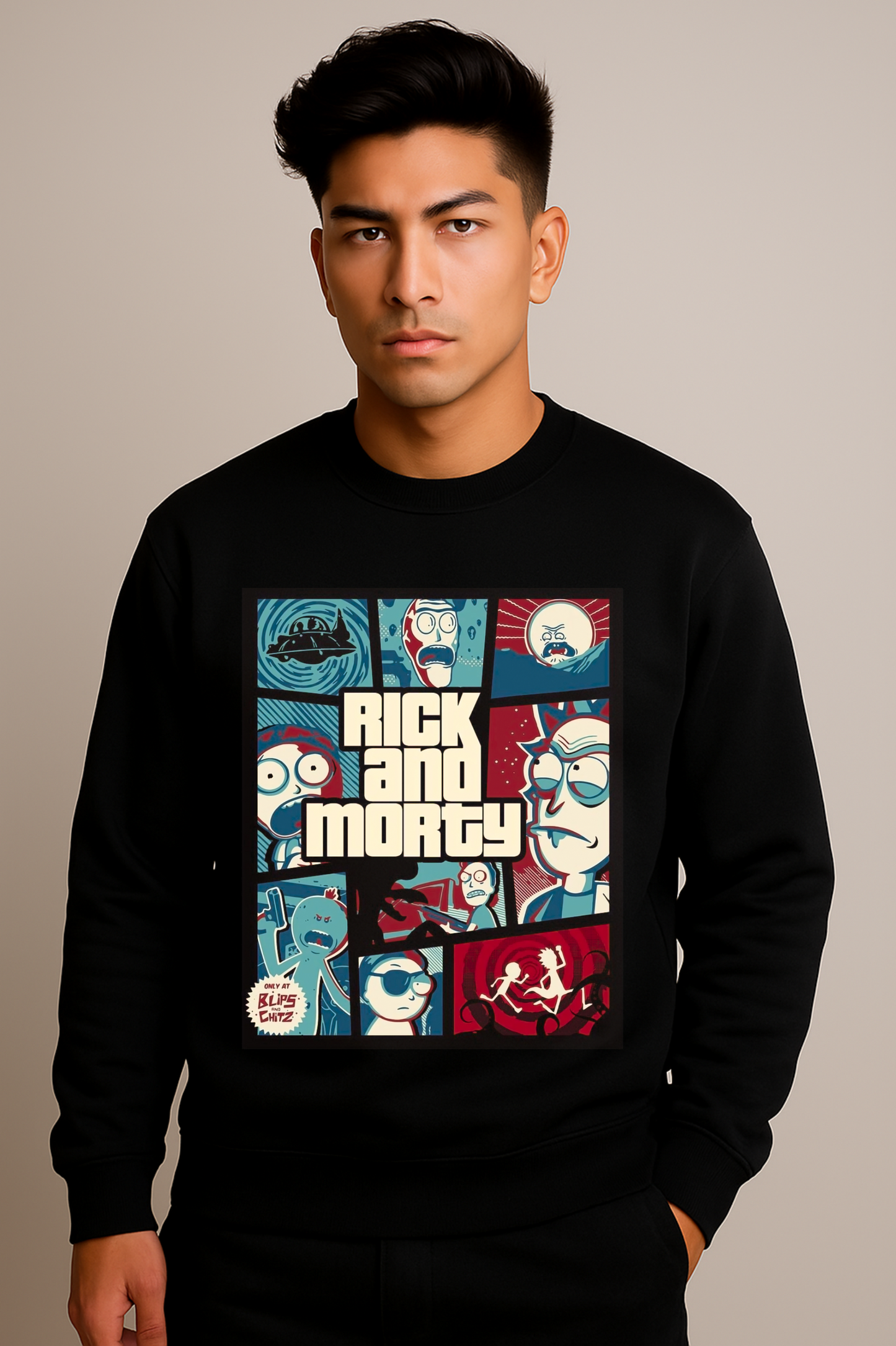 SWEATER RICK AND MORTY