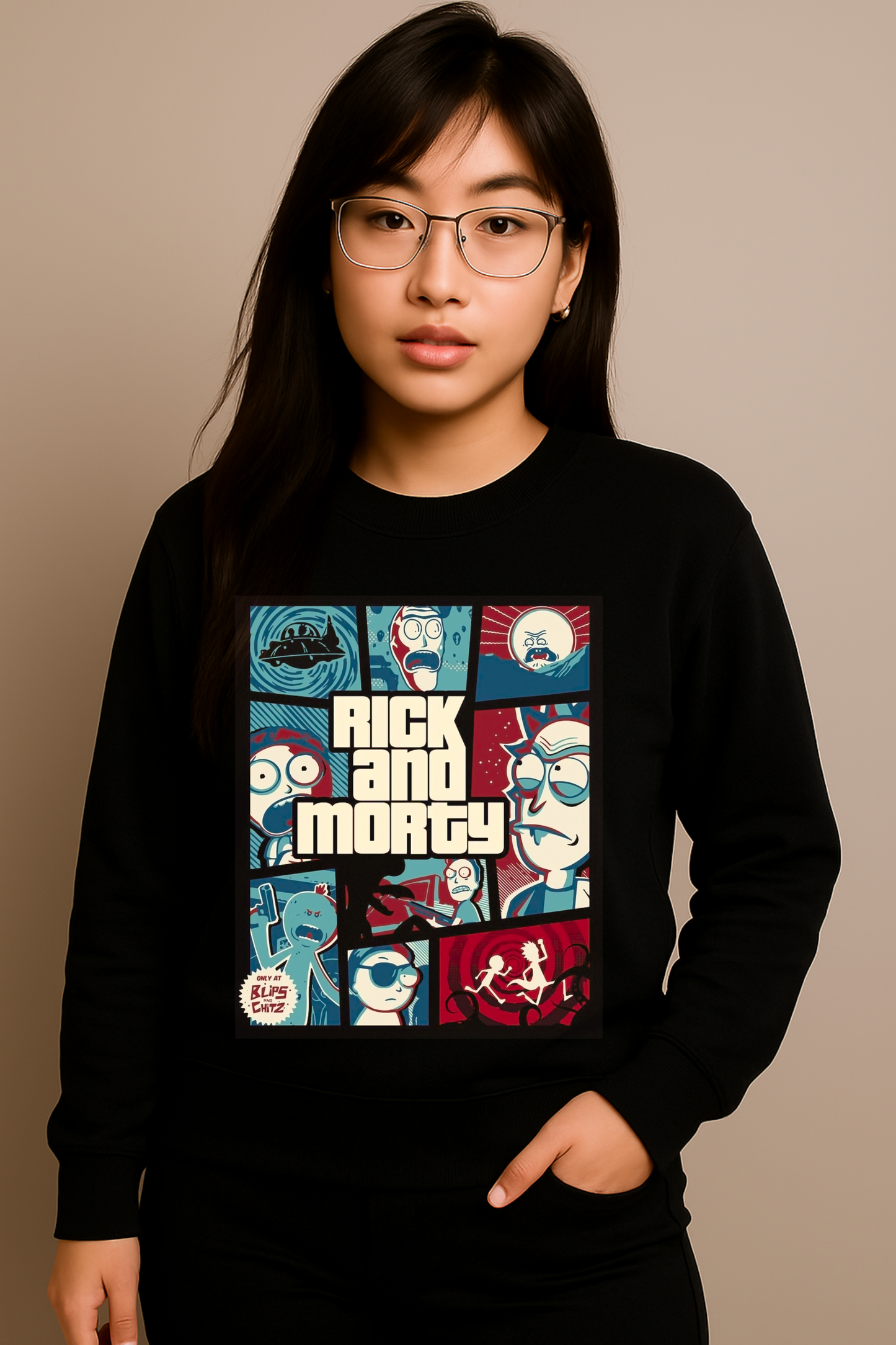 SWEATER RICK AND MORTY