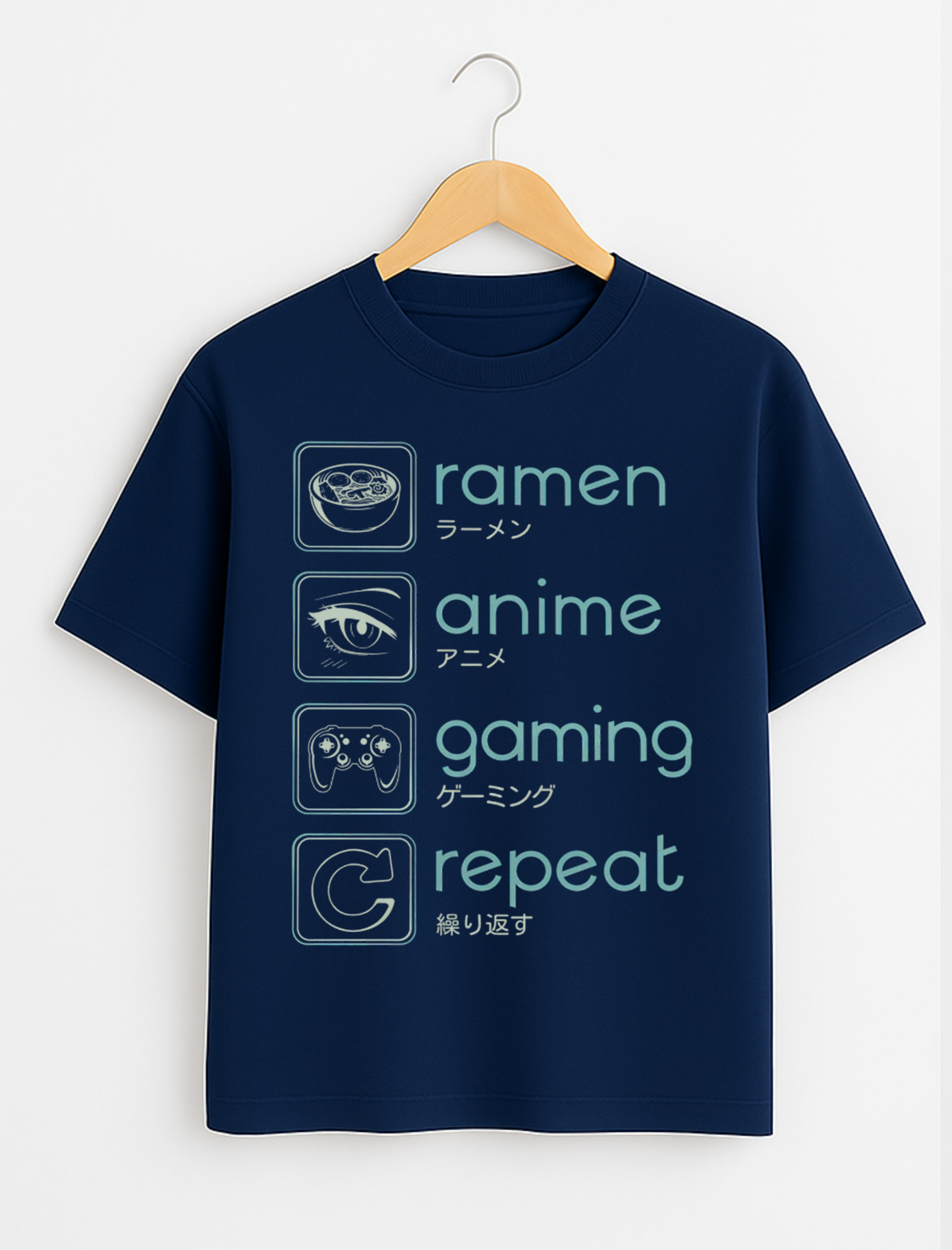CAMISETA ANIME AND REPEAT